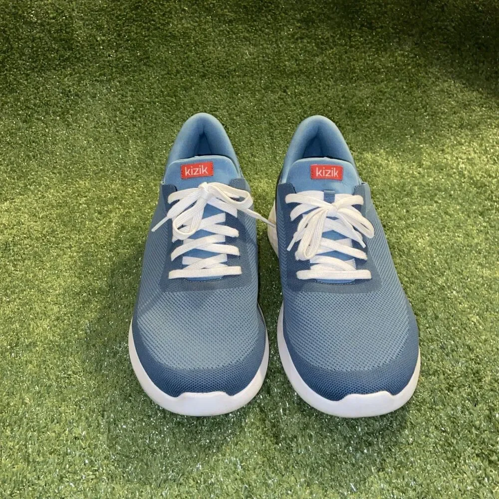 Kizik Athens Hands Free Labs Sneakers Sea Blue Shoes Men’s 14 Wide Womens 15.5